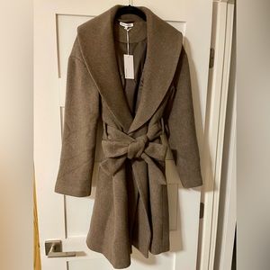 Reformation Wool Wrap Coat